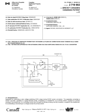 Canadian Patent Document 2719002. Cover Page 20141215. Image 1 of 1