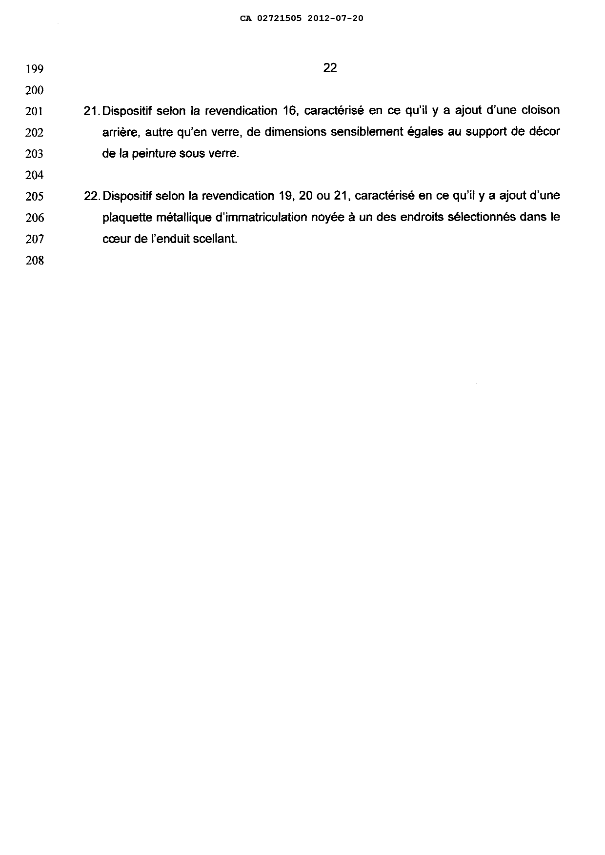 Document de brevet canadien 2721505. Poursuite-Amendment 20111220. Image 10 de 10