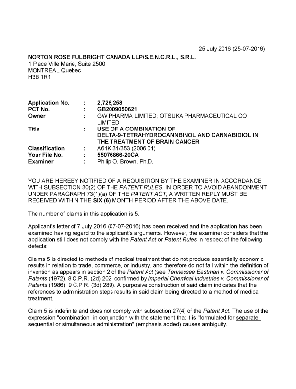 Canadian Patent Document 2726258. Prosecution-Amendment 20151225. Image 1 of 3