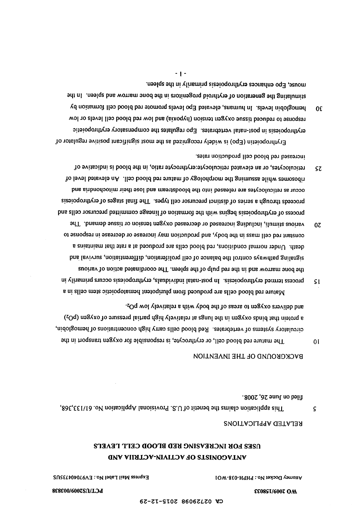 Canadian Patent Document 2729098. Description 20141229. Image 1 of 61