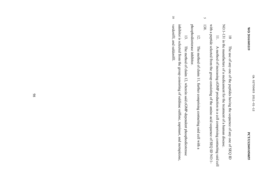 Document de brevet canadien 2730603. Revendications 20101212. Image 2 de 2
