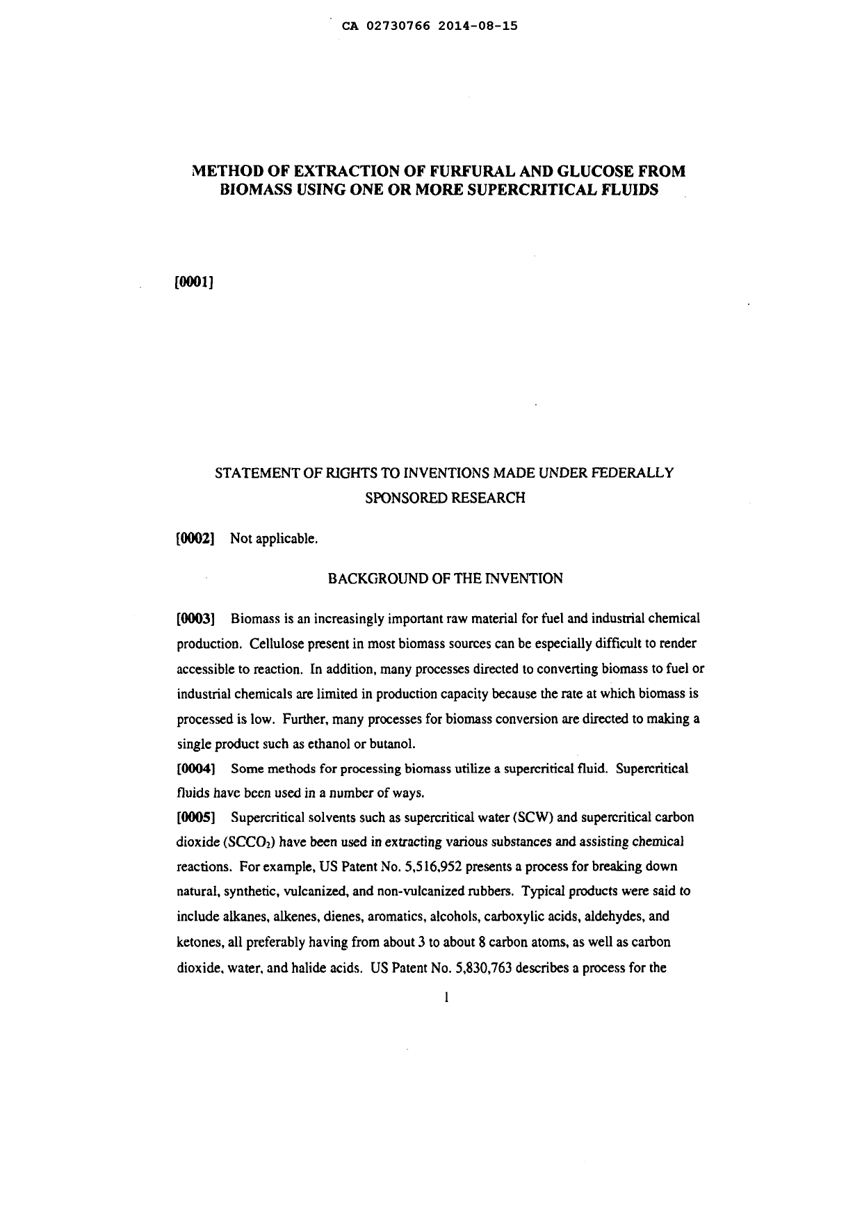 Canadian Patent Document 2730766. Description 20140815. Image 1 of 59