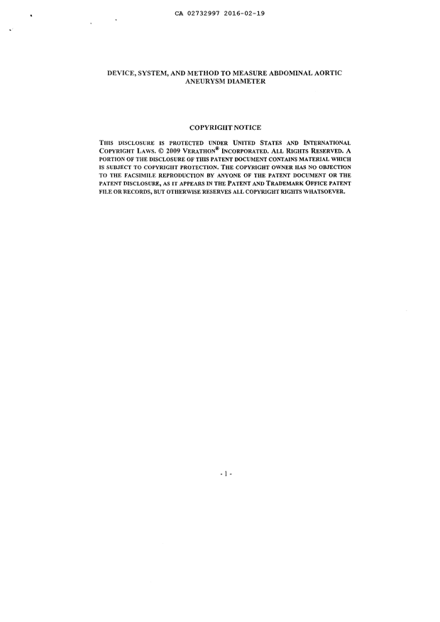 Canadian Patent Document 2732997. Description 20151219. Image 1 of 32
