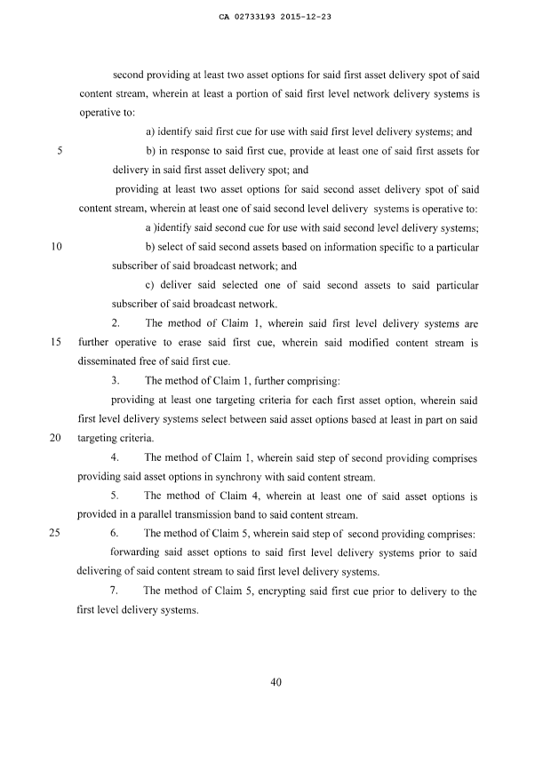 Document de brevet canadien 2733193. Revendications 20141223. Image 2 de 7