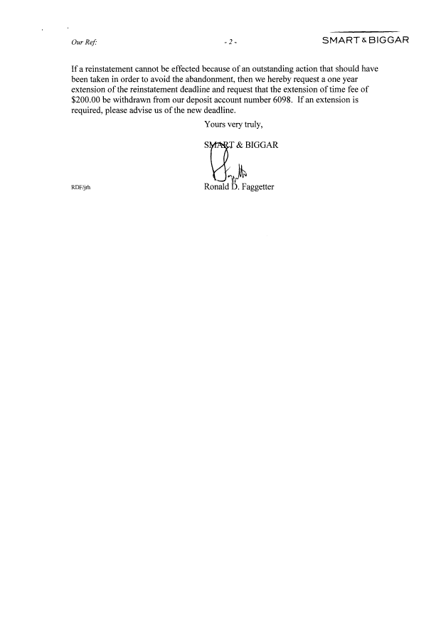 Document de brevet canadien 2733517. Correspondance 20121016. Image 2 de 8