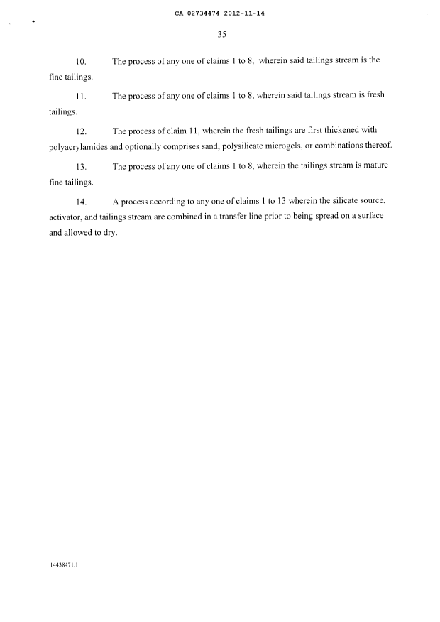 Canadian Patent Document 2734474. Prosecution-Amendment 20121114. Image 6 of 6