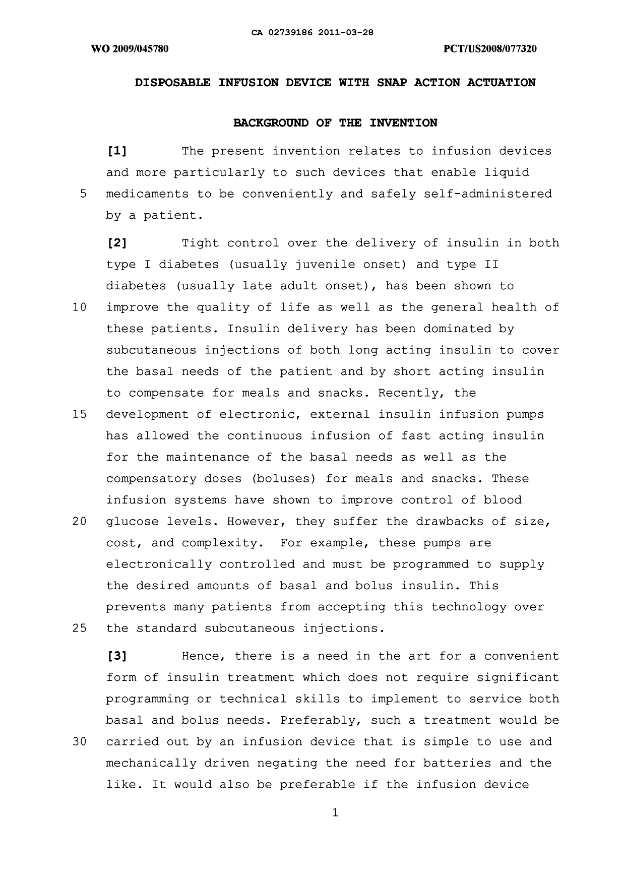 Canadian Patent Document 2739186. Description 20150128. Image 1 of 28