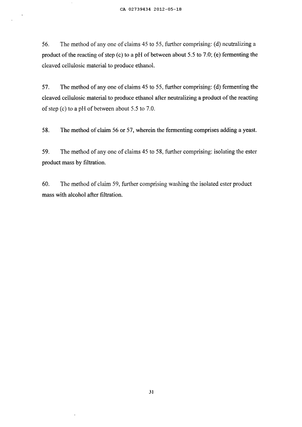 Document de brevet canadien 2739434. Poursuite-Amendment 20120518. Image 11 de 11