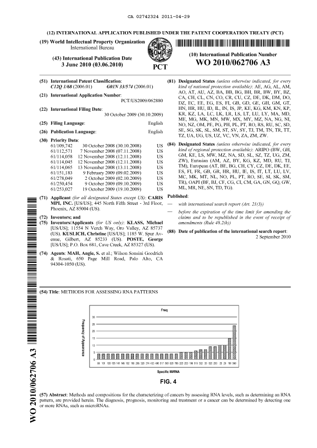 Document de brevet canadien 2742324. Abrégé 20110429. Image 1 de 1