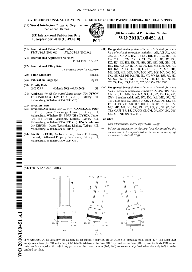 Document de brevet canadien 2746498. Abrégé 20101210. Image 1 de 1