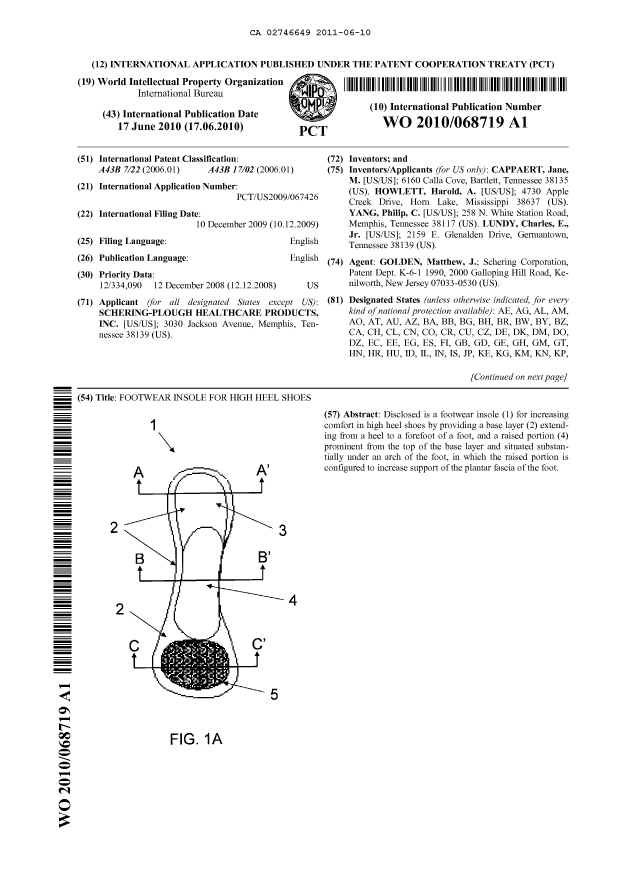 Document de brevet canadien 2746649. Abrégé 20101210. Image 1 de 2