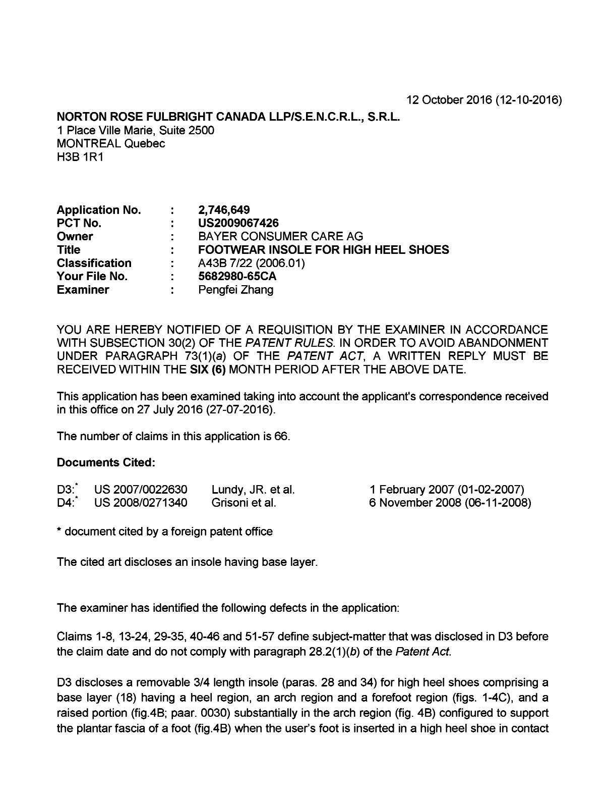 Canadian Patent Document 2746649. Prosecution-Amendment 20151212. Image 1 of 3