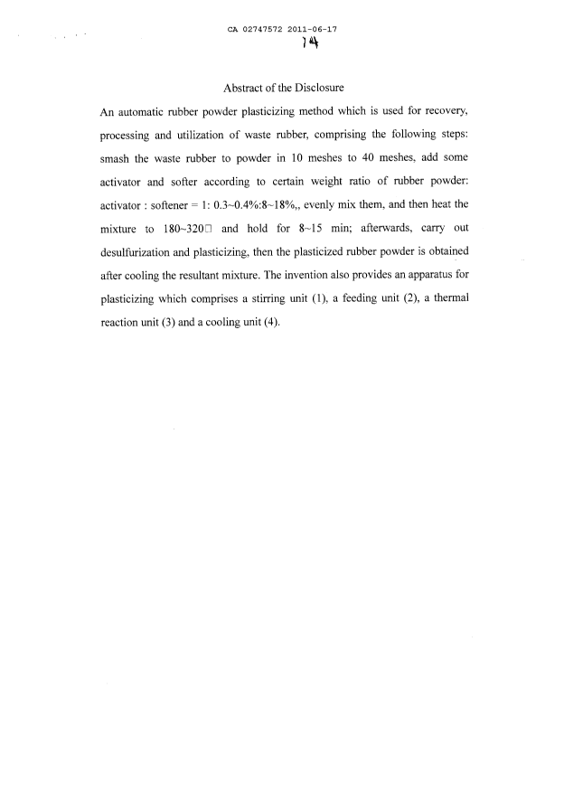 Document de brevet canadien 2747572. Abrégé 20110617. Image 1 de 1