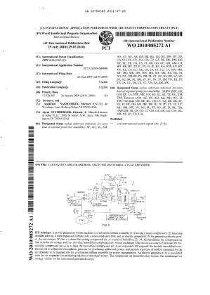 Document de brevet canadien 2750585. PCT 20101225. Image 1 de 8