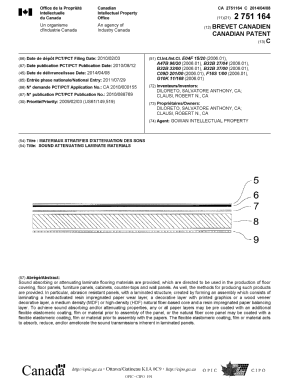 Document de brevet canadien 2751164. Page couverture 20131213. Image 1 de 1