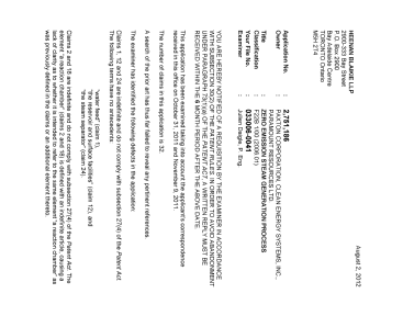 Document de brevet canadien 2751186. Poursuite-Amendment 20111202. Image 1 de 2