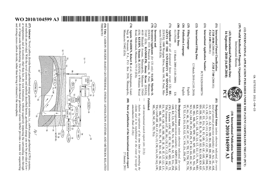 Document de brevet canadien 2753393. Abrégé 20110823. Image 1 de 1