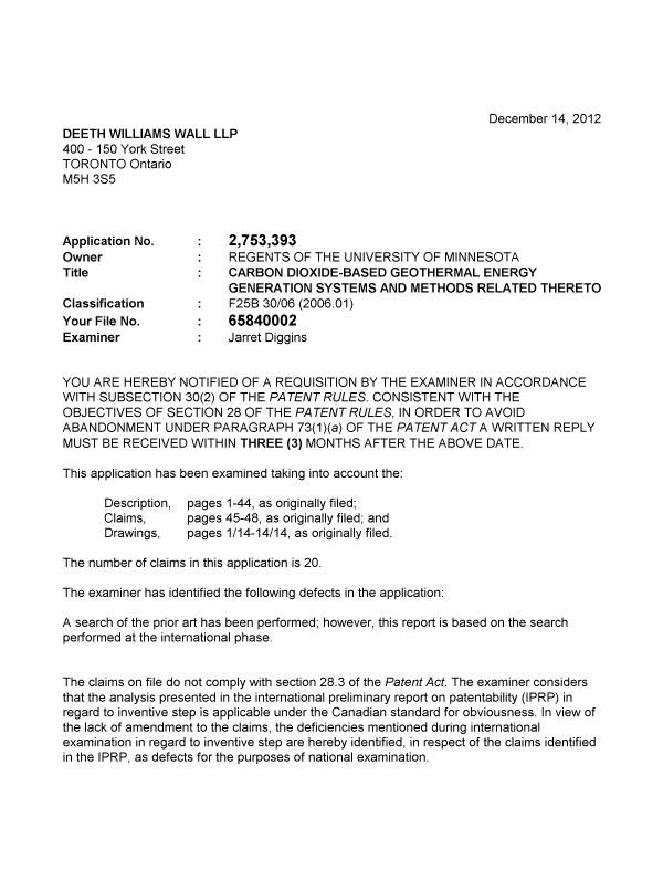 Document de brevet canadien 2753393. Poursuite-Amendment 20111214. Image 1 de 2