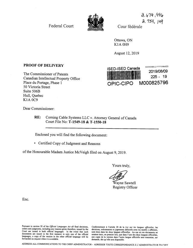 Canadian Patent Document 2754149. Prosecution-Amendment 20181209. Image 1 of 38
