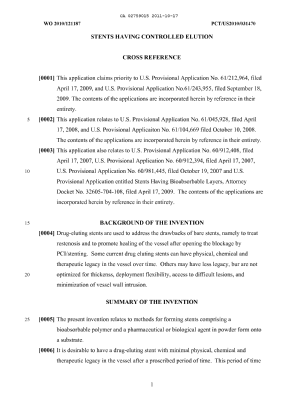Document de brevet canadien 2759015. Description 20101217. Image 1 de 134