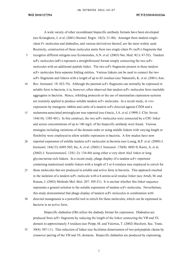 Canadian Patent Document 2760332. Description 20111027. Image 2 of 203