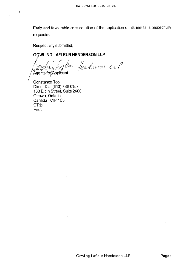 Canadian Patent Document 2761620. Prosecution-Amendment 20150226. Image 2 of 2