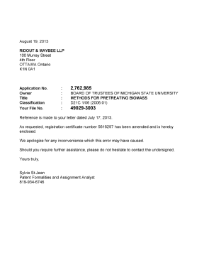 Document de brevet canadien 2762985. Correspondance 20121219. Image 1 de 1