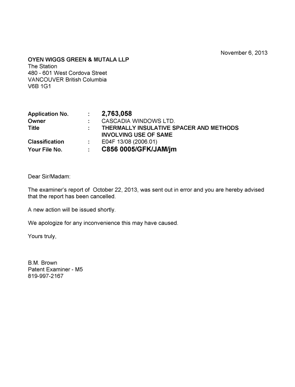 Canadian Patent Document 2763058. Correspondence 20121206. Image 1 of 1