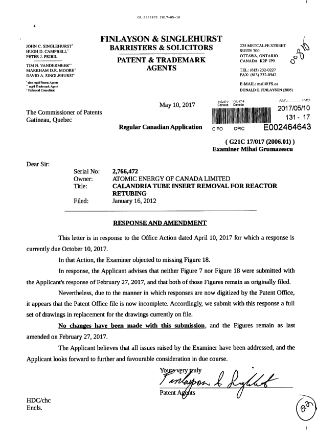 Canadian Patent Document 2766472. Prosecution-Amendment 20161210. Image 1 of 22