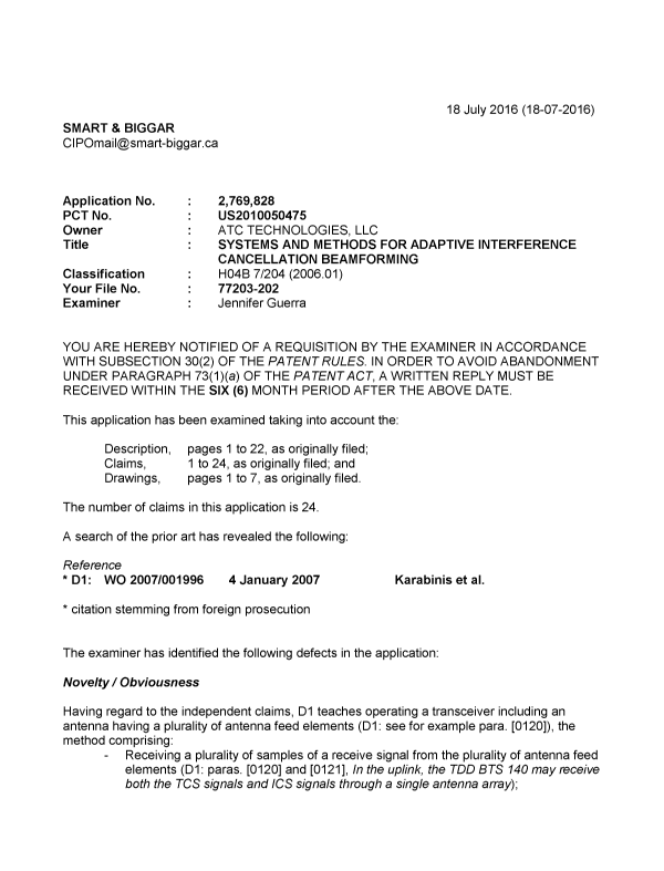 Canadian Patent Document 2769828. Prosecution-Amendment 20151218. Image 1 of 4