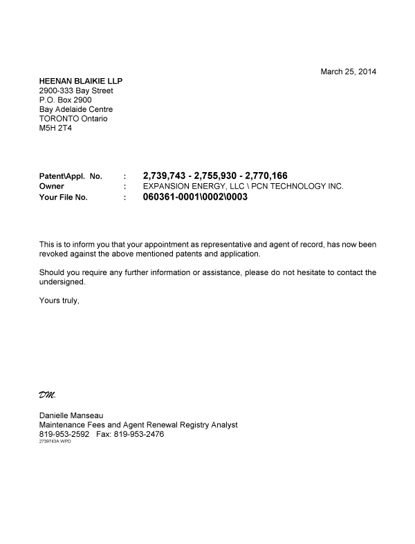 Canadian Patent Document 2770166. Correspondence 20131225. Image 1 of 1