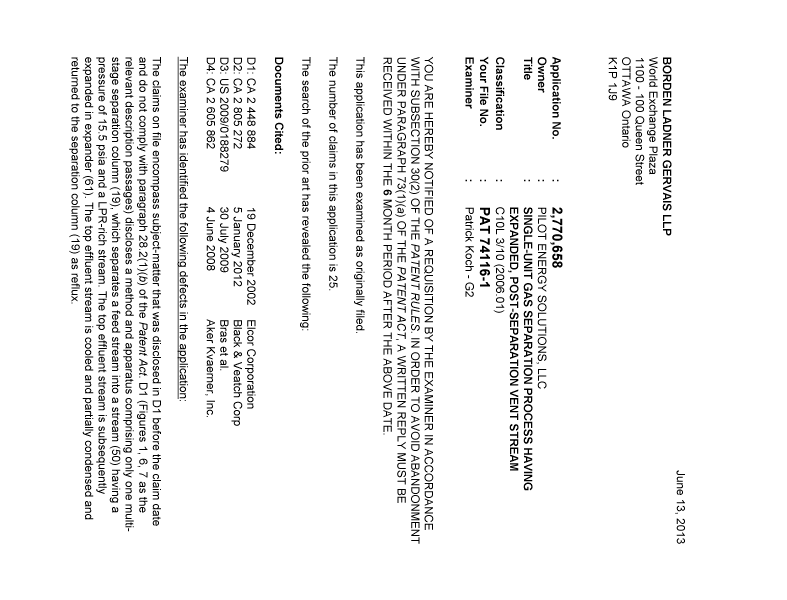 Document de brevet canadien 2770658. Poursuite-Amendment 20121213. Image 1 de 4