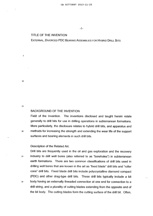 Document de brevet canadien 2773897. Description 20131125. Image 1 de 23