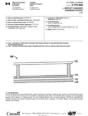 Canadian Patent Document 2775949. Cover Page 20140410. Image 1 of 1