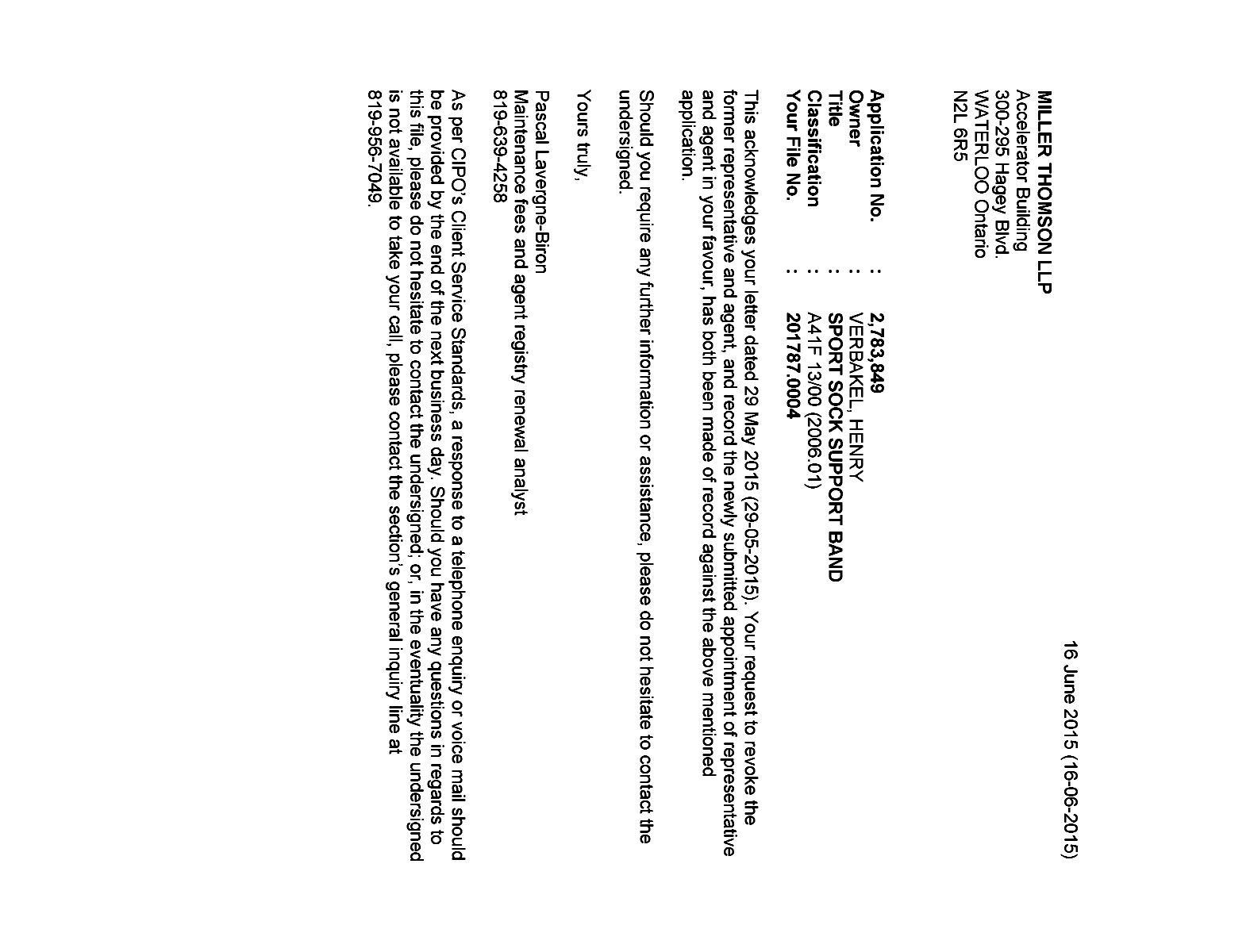 Canadian Patent Document 2783849. Correspondence 20141216. Image 1 of 1
