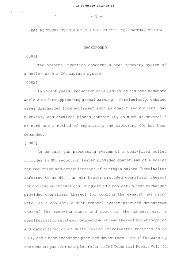 Canadian Patent Document 2785320. Description 20120814. Image 1 of 26