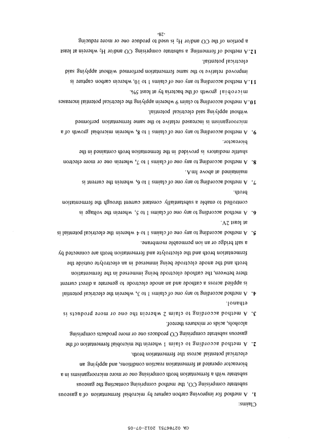 Document de brevet canadien 2786751. Revendications 20111206. Image 1 de 2