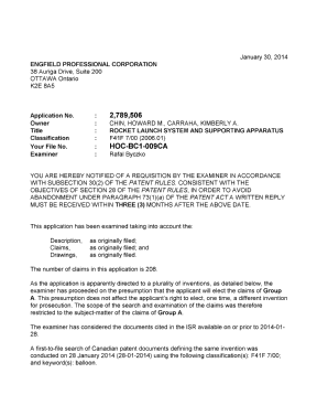 Document de brevet canadien 2789506. Poursuite-Amendment 20131230. Image 1 de 3