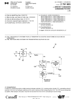 Document de brevet canadien 2791963. Page couverture 20121211. Image 1 de 1