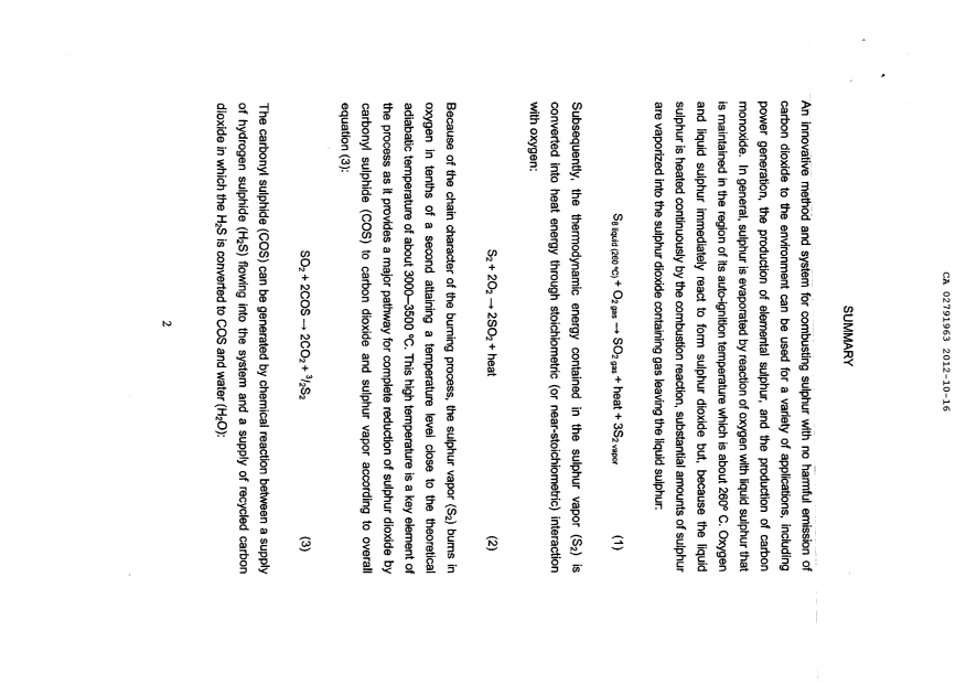 Document de brevet canadien 2791963. Description 20121216. Image 2 de 26