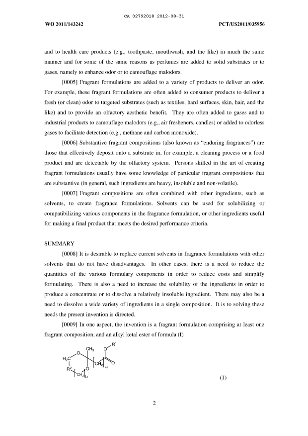 Canadian Patent Document 2792018. Description 20120831. Image 2 of 37