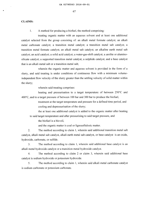 Document de brevet canadien 2795563. Revendications 20151201. Image 1 de 3