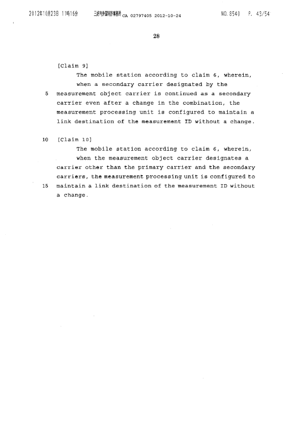 Document de brevet canadien 2797405. Revendications 20121024. Image 4 de 4