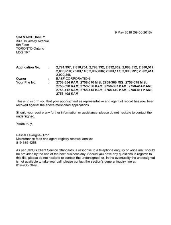 Canadian Patent Document 2798332. Correspondence 20151209. Image 1 of 1