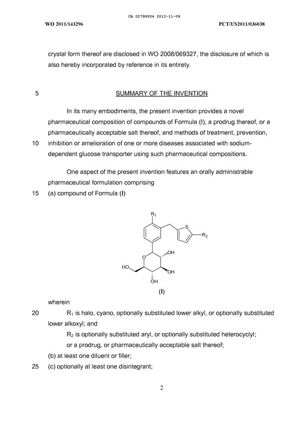 Canadian Patent Document 2799204. Description 20121109. Image 2 of 48
