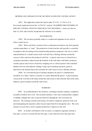 Canadian Patent Document 2801594. Description 20121204. Image 1 of 10