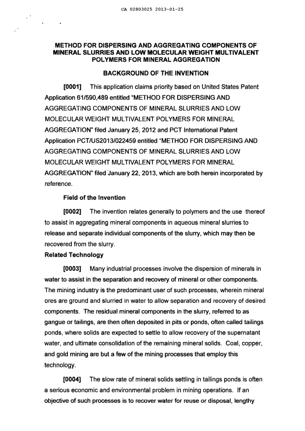 Canadian Patent Document 2803025. Description 20121225. Image 1 of 17