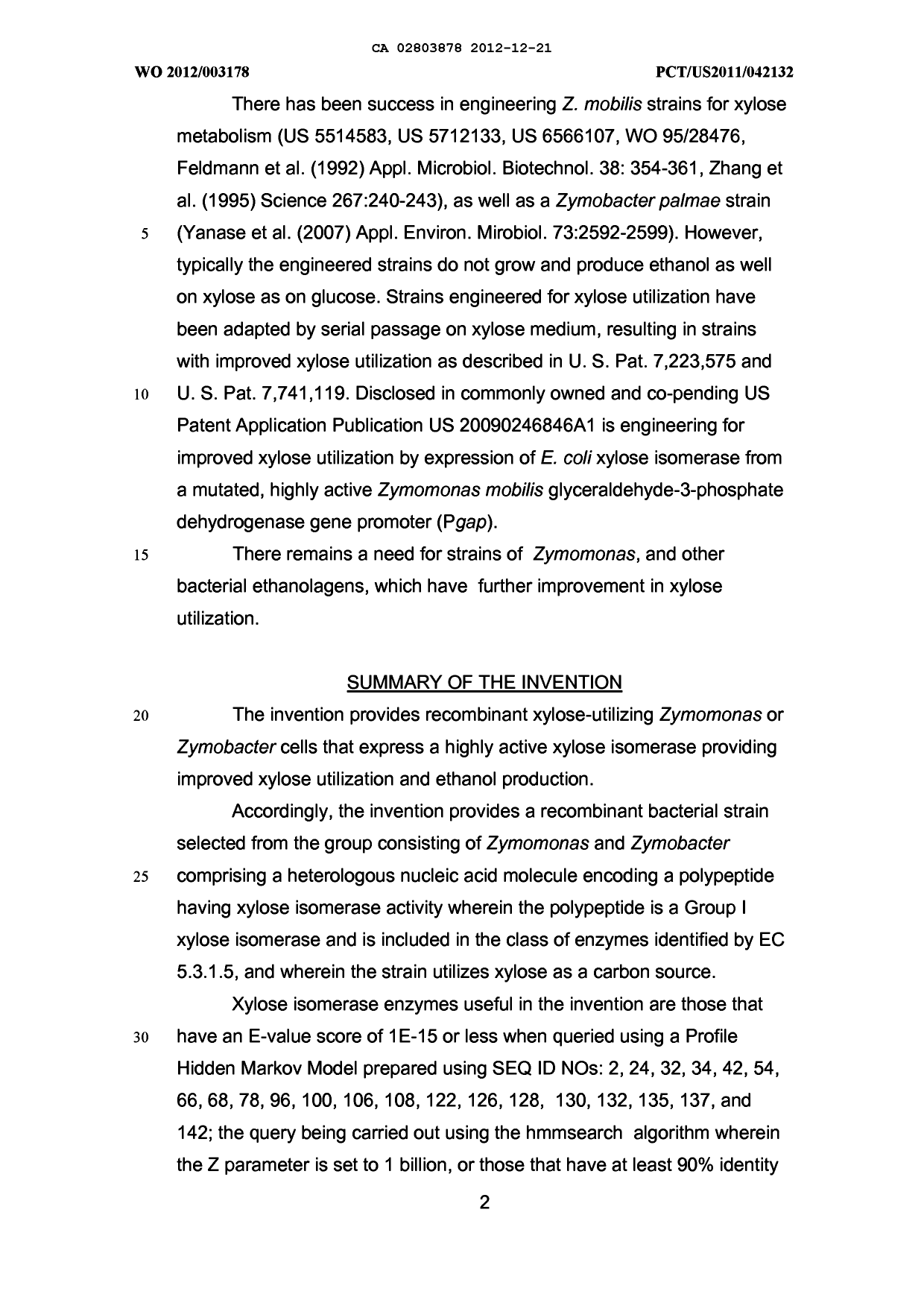 Document de brevet canadien 2803878. Description 20121229. Image 2 de 100