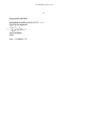 Canadian Patent Document 2804826. Prosecution-Amendment 20121209. Image 2 of 4