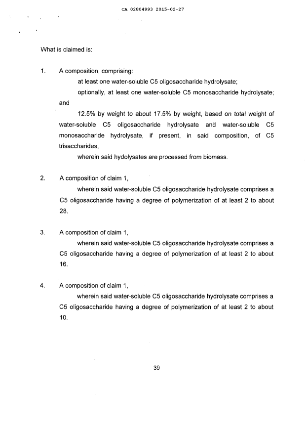 Document de brevet canadien 2804993. Poursuite-Amendment 20141227. Image 3 de 26